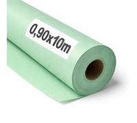 OFITURIA Papel Kraft Verde Pastello - Rollo 0,90x10m - 3 Rotoli - Carta da pacchi e carta da regalo, carta da imballaggio per spedizioni e fai-da-te, resistente e facile da tagliare
