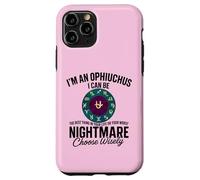 Ofiuco Zodiaco Divertente 13° Segno Astrologia Serpente Portatore Custodia per iPhone 11 Pro