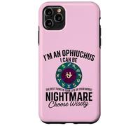 Ofiuco Zodiaco Divertente 13° Segno Astrologia Serpente Portatore Custodia per iPhone 11 Pro Max