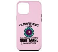 Ofiuco Zodiaco Divertente 13° Segno Astrologia Serpente Portatore Custodia per iPhone 12 Pro Max