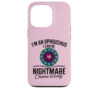 Ofiuco Zodiaco Divertente 13° Segno Astrologia Serpente Portatore Custodia per iPhone 13 Pro