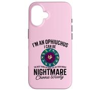 Ofiuco Zodiaco Divertente 13° Segno Astrologia Serpente Portatore Custodia per iPhone 16