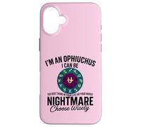 Ofiuco Zodiaco Divertente 13° Segno Astrologia Serpente Portatore Custodia per iPhone 16 Plus