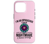 Ofiuco Zodiaco Divertente 13° Segno Astrologia Serpente Portatore Custodia per iPhone 16 Pro