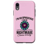 Ofiuco Zodiaco Divertente 13° Segno Astrologia Serpente Portatore Custodia per iPhone XR