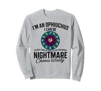 Ofiuco Zodiaco Divertente 13° Segno Astrologia Serpente Portatore Felpa