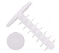 OFIXDO: Tappi per ponteggi in nylon e gomma, 14 x 28 x 40 mm, lamelle rotonde 20 pezzi