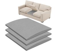 OFKAIS Cuscino di supporto per divano per sedile cedente, pannelli di supporto per divani, schiuma ad alta densità, 60 x 50 cm, riparazione per mobili sotto il cuscino, 3 pezzi