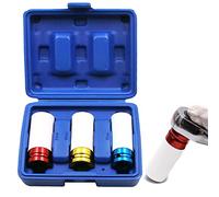 OFKPO 3 PCS Chiavi Bussole Attacco per Cerchioni in Alluminio Set Cacciaviti a Tubo