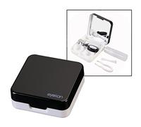 OFKPO Mini custodia per obiettivi, scatola di lenti a contatto portatile kit da viaggio all'aperto