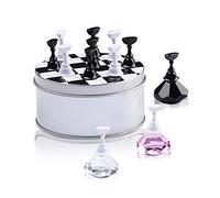 OFKPO Nail Art Crystal Stand Set Display Holder