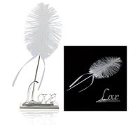 OFKPO Penna di firma a penna con supporto per amore decorazione di nozze e decorazioni per ricevimento