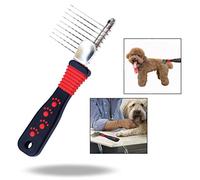 OFKPO Pettine Rastrello Deshedding Brush Animali Pettini per Cani e Gatti