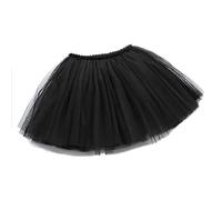 OFKPO tutù Classico per Balletto per Bambini - in Tulle Triplo Strato(Nero)