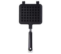 OFKPO Waffle Manuale, Stampo per cialde in alluminio per fornello con rivestimento interno antiaderente e maniglia