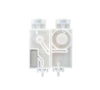 OFKSEWPA 10pcs Damper inchiostro TX800 XP600 DX5 Compatibile con la stampante Mimaki JV33 JV5 include il dado di rame del connettore(white Damper)