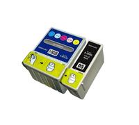 OFKSEWPA Cartuccia di inchiostro compatibile IC1BK05 IC5CL05 IC5CL06 per modelli di stampante PM-3700C PM-820C PM-870C PM-890(2 SET)