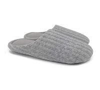 ofoot Da donna Memory Foam Pantofole da interno Scarpe da camera da donna Cashmere Knit Warm Fleece Fodera suola in gomma antiscivolo