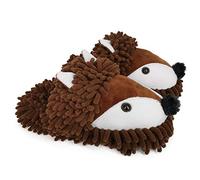 ofoot Pantofole da casa novità sfocate calde da donna Scarpe per animali carini per adulti Suola in gomma impermeabile antiscivolo, Coniglio scimmia Koala Volpe Gufo Gatto Leone Coniglietto Gorilla