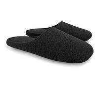 ofoot Pantofole da Donna, Scarpe Antiscivolo in Cotone Lavabile con Memory Foam(Carbone Grigio,EU 40-41)