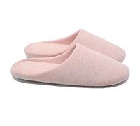 ofoot Pantofole da Donna, Scarpe Antiscivolo in Cotone Lavabile con Memory Foam(Rosa,EU 36-37)