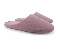 ofoot Pantofole da Donna, Scarpe Antiscivolo in Cotone Lavabile con Memory Foam(Rosa Scuro,EU 40-41)