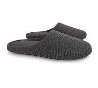 ofoot Pantofole da Donna, Scarpe Antiscivolo in Cotone Lavabile con Memory Foam(Scuro Grigio,EU 42-44)