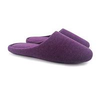 ofoot Pantofole da Donna, Scarpe Antiscivolo in Cotone Lavabile con Memory Foam(Viola,EU 40-41)