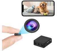ofottofo WiFi 1080P HD Mini Fotocamera, Telecamera di sicurezza interna compatta con rilevamento del movimento e visione notturna, Piccola telecamera di sorveglianza con trasmissione live su Mobile