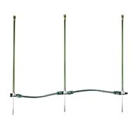 O'FRESH Trio di nebulizzatori per terrazze, serre e pergole - Nebulizzatore per esterni regolabile in altezza (da 85 a 155 cm)
