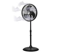 O'FRESH Ventilatore nebulizzatore per esterni - Ventilatore a piantana da 145 cm + nebulizzazione - Rinfresca efficacemente l'ambiente esterno - Respinge le zanzare - Riduce la polvere e i pollini