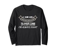 Oftalmologo Always Right Eye And Vision Doctor Maglia a Manica