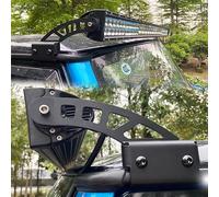 OFUNGO 2 Pezzi Staffa Faretto Luce Striscia del Tetto Dell'auto, per Suzuki Jimny Siarra Jb74w Jb64 4X4 2019-2022 Materiale in Acciaio, Staffa Barra, Accessori Retrofit Fuoristrada
