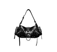 OFWAX Ascelle Borse Per Le Donne di Lusso Designer Borse Della Borsa Nuovo In Vintage PU Pelle Rivetto Decorazione Spalla Crossbody, Nero , Taglia unica