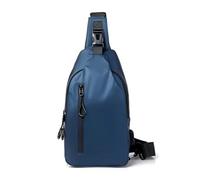 OFWAX Borsa a tracolla alla moda, grande capacità, impermeabile, leggera, per il tempo libero, morbida e confortevole, Blu, Taglia unica