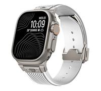 OFWAX Cinturino in Silicone Morbido Per Apple Watch Ultra 2 1 49mm S10 46mm Series10 9 8 7 41 45mm Cinturino In Silicone Per IWatch 6 5 4 Se 42mm 44mm Cinturino Da Uomo, 42/44/45/49mm, Agata
