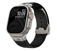 OFWAX Cinturino in Silicone Morbido Per Apple Watch Ultra 2 1 49mm S10 46mm Series10 9 8 7 41 45mm Cinturino In Silicone Per IWatch 6 5 4 Se 42mm 44mm Cinturino Da Uomo, 42/44/45/49mm, Agata