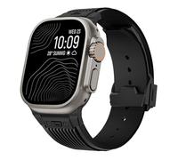 OFWAX Cinturino in Silicone Morbido Per Apple Watch Ultra 2 1 49mm S10 46mm Series10 9 8 7 41 45mm Cinturino In Silicone Per IWatch 6 5 4 Se 42mm 44mm Cinturino Da Uomo, 42/44/45/49mm, Agata