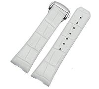 OFWAX Cinturino in vera pelle per Omega Constellation Double Eagle Series Men Women 17 millimetri 23 millimetri cinturino, 23mm Silver Clasp, Acetato, Non pietra preziosa