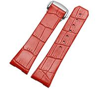 OFWAX Cinturino in vera pelle per Omega Constellation Double Eagle Series Men Women 17 millimetri 23 millimetri cinturino, 23mm Silver Clasp, Acetato, Non pietra preziosa