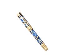 OFWAX City Light Hollow Gift Business Pen Pistone Ink Absorbing Resina Trasparente Manica Interno Penna Scrittura (A5, 0,38 mm)