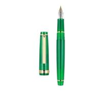 OFWAX Penna stilografica, in plastica trasparente, penna rotante popolare EF F M NIB Business Office School Forniture di cancelleria (lavanda, EF)