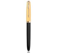 OFWAX Penna stilografica in stile classico, in acciaio/legno/plastica, con pennino da 0,38 mm e 0,7 mm, per scuola e ufficio, cancelleria per studenti (03,0,38 mm (pennino con cappuccio)