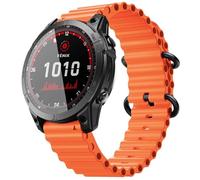 OFWAX Per Garmin Fenix 8X/6X Pro Band, cinturino sportivo in silicone Ocean da 26 mm per cinturini Fenix 5X, Fenix 5X Plus, Fenix 7X, Instinct 2X Quatix 6X, Quatix 7X, Enduro 2, Tactix Delta(O