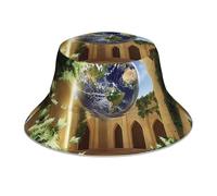 OFYGJFB Cappello invernale per donna e uomo, design unico, caldo ed elegante berretto The Golden Mammoth in The Ruins, La Terra Nella Chiesa Misteriosa, M-L