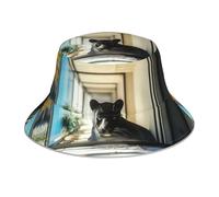 OFYGJFB Cappello invernale per donna e uomo, design unico personalizzato, caldo ed elegante, look limone scorza, Lo sguardo della pantera, M-L