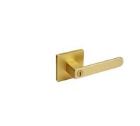 OFYPCURI Serratura a tre poli for bagno con spia luminosa rossa e verde for bloccare la maniglia della porta(With key-4)