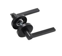 OFYPCURI Serratura for porta interna, maniglia rotonda e silenziosa for porta della camera da letto, senza chiave(Round - keyless-1)