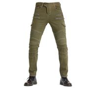 oFzimTo Pantaloni Moto Cargo Uomo Jeans Elasticizzati, Jeans Moto Uomo Vita Comoda, Design Stretch, Uso Quotidiano e Urbano