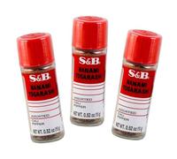 OG ASIA S&B Nanami Togarashi - Confezione da 3 - Miscela di spezie Giapponesi composta da Sette ingredienti di Peperoncino - Ideale per zuppe di Riso Ramen e Piatti alla griglia 3 Shaker da 15 g